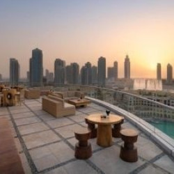 A rooftop in Dubai