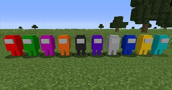 Which Among Us color would like to build?