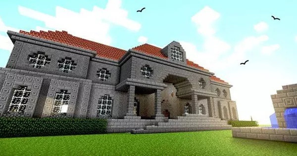 Choose a material to built a house in Minecraft: