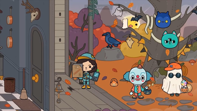 How do you unlock the secret room in Toca Life World's Haunted House?