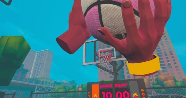 When you're showing off your mad dunking skills, what happens if you jump too high in your living room?